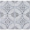 Camden Antique White Faux Tin Peel & Stick Backsplash Tiles