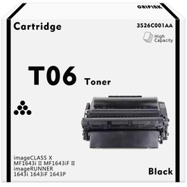 Chipink T06 Toner Cartridge Replacement Compatible for t06 T06 Black Toner 3526C001AA Works for imageCLASS X MF1643i II MF1643iF II imageRUNNER 1643i 1643iF 1643P Printers (1 Black)