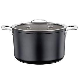 Spring Meridian Intense Pro Nonstick Recycled Aluminum Stockpot with Lid, 6 Qts./ 9.5-Inch