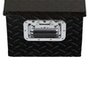 munirater 20 Inch Heavy Duty Black Aluminum Plate Tool Box
