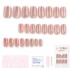 THCEVRLA Nail Tips - Pink Ballet Handmade Nail Tips, Shorts,