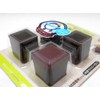 WAKI Cwe-028 Caplier Furniture Square Slider Caps, Size SS, For