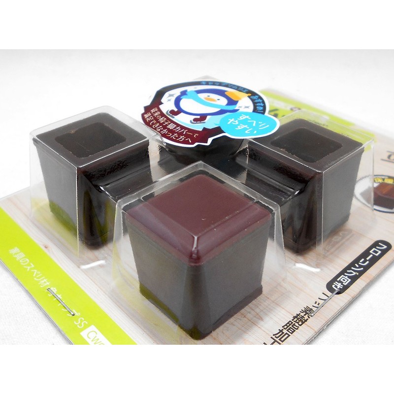 WAKI Cwe-028 Caplier Furniture Square Slider Caps, Size SS, For