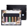 LAMUSELAND Glitter Liquid Eyeshadow, 6 Colors/set Shimmer Metallic Shiny High