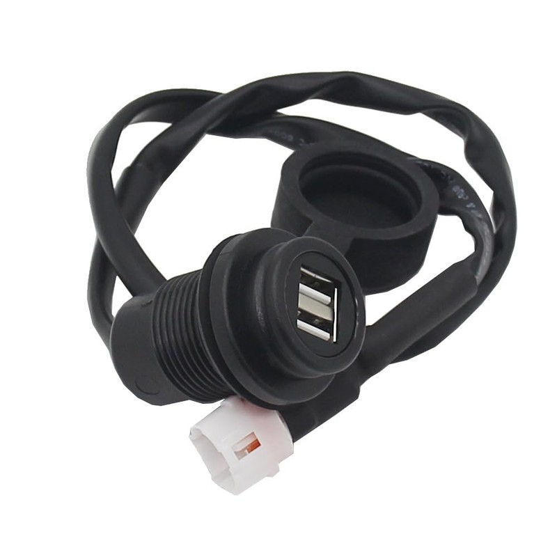 Domary Motorcycle USB Charging Socket Modified USB Chargers Adapter with