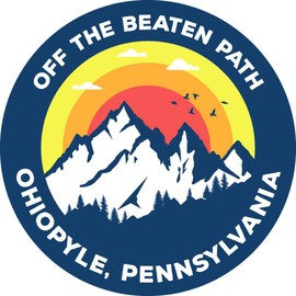 Ohiopyle Pennsylvania Vinyl Decal Sticker Path Design 2 Inch