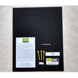 Golf Flag Frames 21x27 Mahogany Brown, Moulding brn-013, Green Mats (float mount; perfect for 14x20 US Open, PGA Championship Golf Flags; flag not incl)