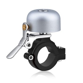 Greallthy Classic Brass Bicycle Bell with Nice Loud Sound, Road Bike / Mountain Bike, Bicycle Accessories, silver