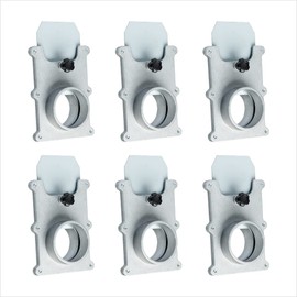 POWERTEC 70134-P6V 2-1/2-Inch Blast Gate for Vacuum/Dust Collector, 6 PK