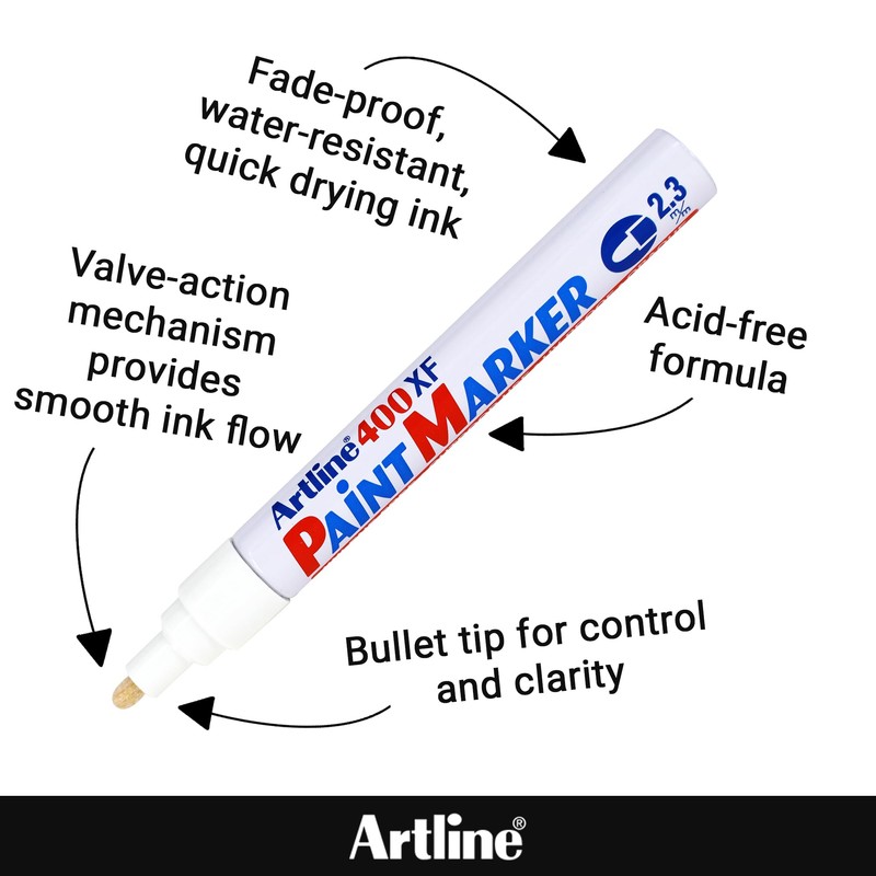 Artline 400 Paint Markers for Outdoor or Industrial Use Bullet