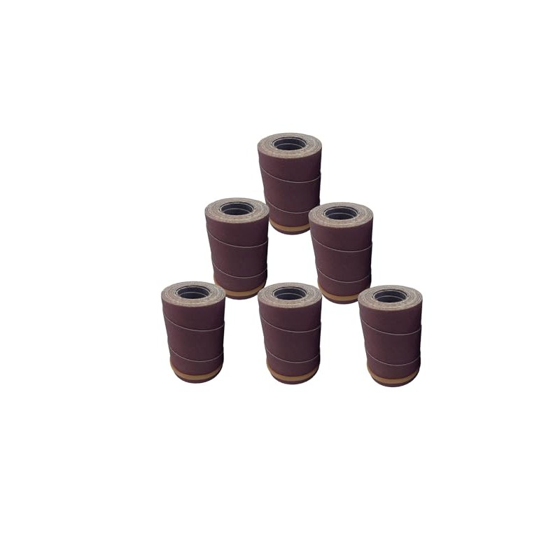Ready-to-Wrap Sandpaper Rolls | 240 Grit | 6 Pack |