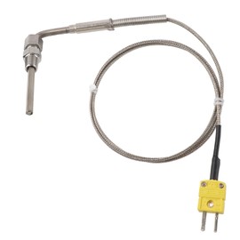 Type K Thermocouple EGT Temperature Sensor 1/8 Inch NPT for Exhaust Gas Temperature Sensor with Tip and Connection 1 m