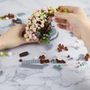 QLT QIAOLETONG Mini Bricks Flowers Bonsai Model 426 pcs Mini