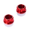 Daytona 91925 Premium Zone Motorcycle Cap Bolt Collar M8, Red,