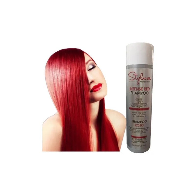Shampoo Intensificador Rojo Sin Sal Stylum 280ml