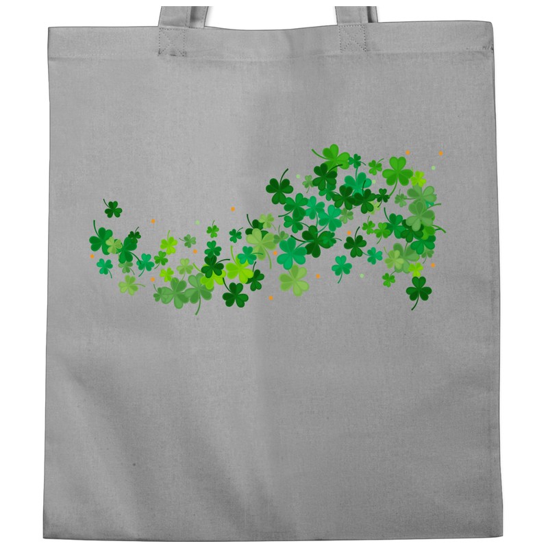 Baumwolltasche - St. Patricks Day - Kleeblätter Glück Glücksbringer Shamrock