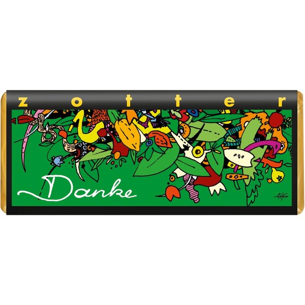 Zotter "Danke" Wild Berries with Vanilla, Pack of 2 (2