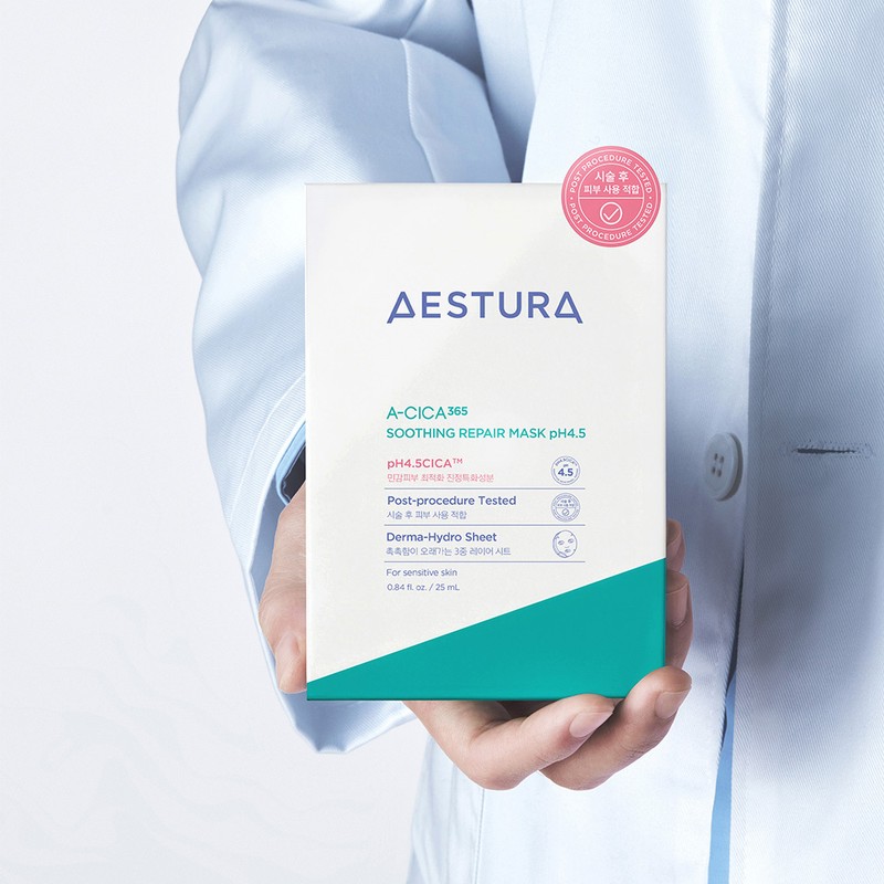 AESTURA A-Cica 365 Soothing Repair Mask Sheet pH4.5*5ea Set -