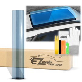 EZAUTO WRAP 36"x60" (3FTx5FT) PPF Paint Protection Film Glass Sunroof Clear Bra VLT 70% UV 99% Reduction Film Block Windshield Free Tool Kit