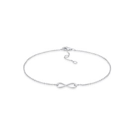 Elli Women's 925 Sterling Silver Infinity Anklet of Length 25 cm