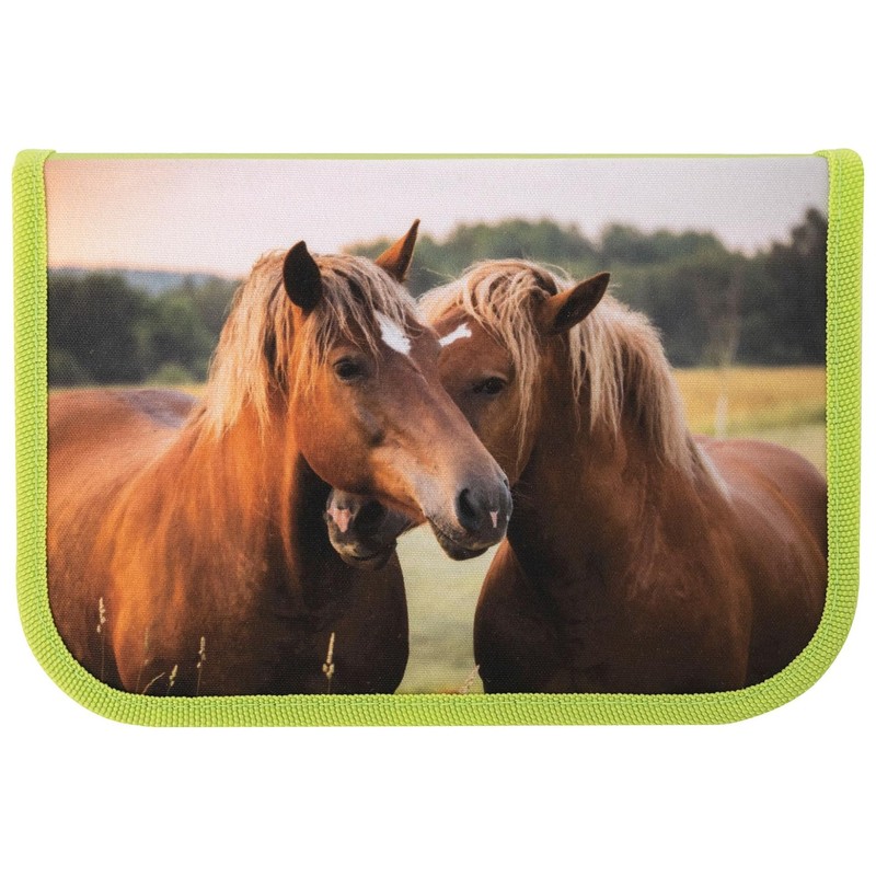 Eberhard Faber 577589 Pencil Case Horse Filled with 42 Writing