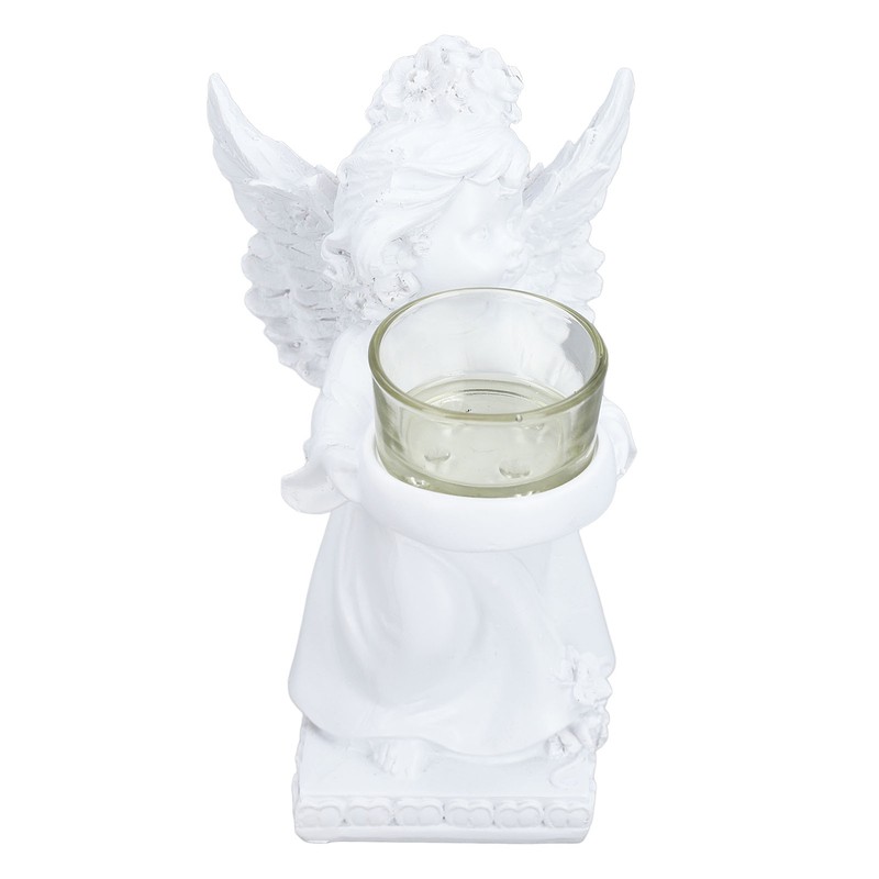 Angel Candle Holder Retro Cute Romantic Decorative Figurine Tealight Holder