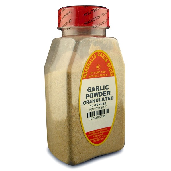 Marshalls Creek Spices Granulated Garlic Powder Seasoning, New Size, 10 Ounce …