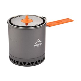 Colcolo Camping Cooking Pot Outdoor Camp Pot 1.6 Liter Lightweight Backpacking Hiking Pot - Outstanding Times & Save Fuel, Heat Exchanger Pot