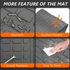 powoq 7&8 Seats Cargo Mat Compatible with 2024 2025 Chevy