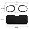 DBEFTLI Armless Thin Reading Glasses - Clip on Nose Readers