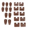 10 Sets Dresser Drawer Slides Plastic Drawer Slides and Guides
