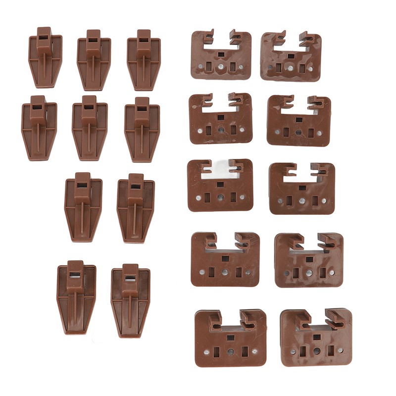 10 Sets Dresser Drawer Slides Plastic Drawer Slides and Guides
