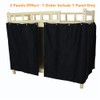 Gxi Black Blackout Bottom Bunk Bed Curtain Privacy Canopy Single
