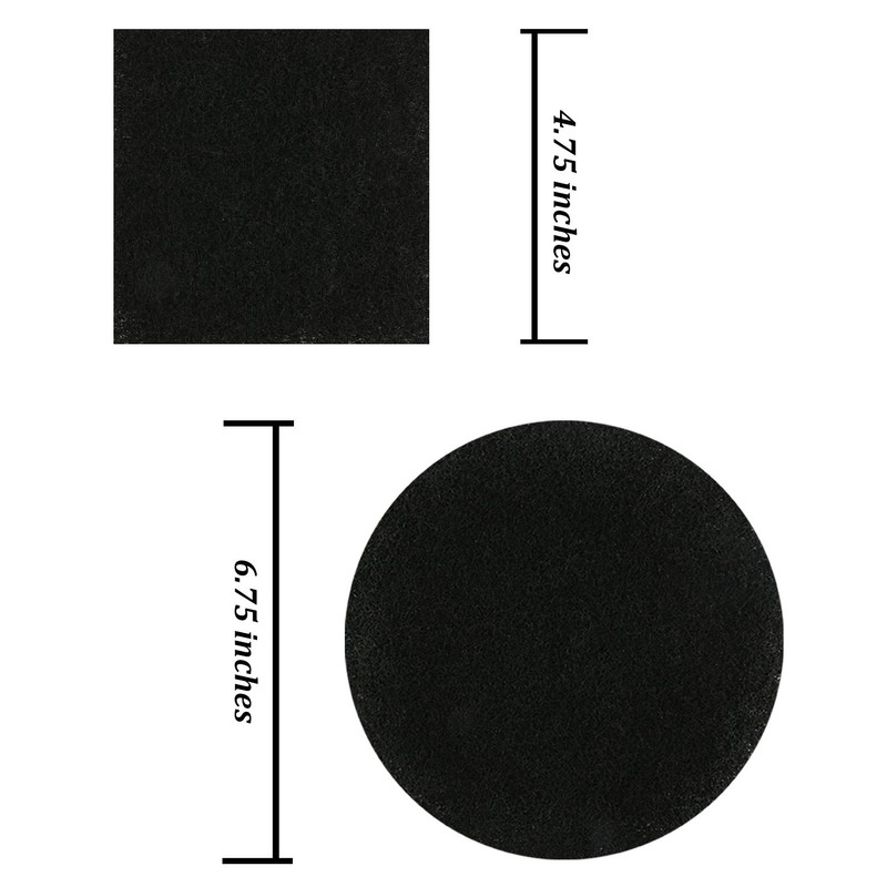 Resinta Compost Bin Filters - 12 Pack Refill Set, Round