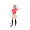 HUSTONY Summer UV Protection Korean Golf Socks Two-Tone Faux Leggings
