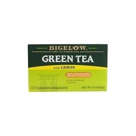 BIGELOW TEA DECAF GRN LEMON, 20 BG
