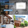 100 W LED Spotlight Motion Sensor, 10000 LM LED Outdoor