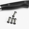 10 Packs Knife Handle Screws Rivets Bolts Fasteners,Hex Flat Head