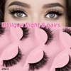 Uytrrsvd 5 Pairs 3D Faux Mink Lashes - Dramatic Cat