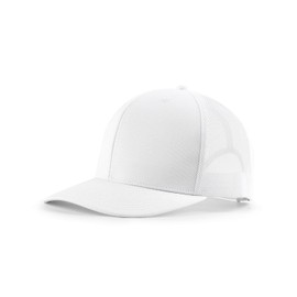 Zylioo M/L/XL/XXL Mesh Trucker Cap Large Head, Summer Running Sports Cap Size 57-64 cm, UV Protection Baseball Cap, White-white