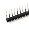 sourcing map Right Angle 40-pin 2.54mm Single Row Male Pin