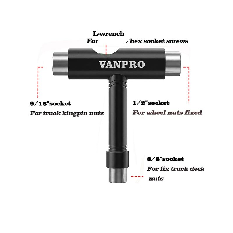 Vanpro skateboard tools skate tool all in oneUsed for installation