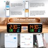 LED Display Intelligent Thermometer Hygrometer with Digital Screen for Remote