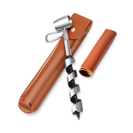 BURTOK Upgrade Bushcraft Tools, 1 X 10'' Hand Auger Wood Drill, Sharper Settlers Wrench for Easy Wood Drilling, Protable Scotch Eye Wood Auger, Outdoor Survival Gear for Camping Backpacking Hiking