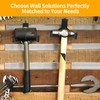 WIN&YING 6 Pack Storage Shed Hooks for Suncast, Black Single-Head