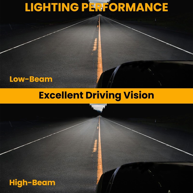 Spec-D Tuning Black LED Projector Headlights Compatible with 2004-2007 Chevy