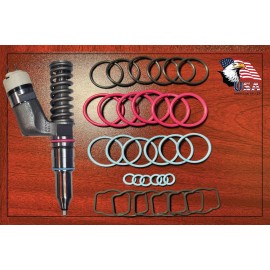 Unbranded O-Ring for Caterpillar 3406E Injector Kit Set of 6 (External & Internal)