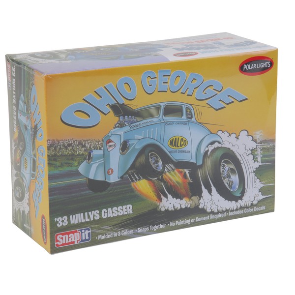 Polar Lights 1933 Willys Coupe Snap Draggin Snap Model Building Kit