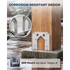 vikofan 6x6 Post Base Anchor for Concrete - Heavy Duty
