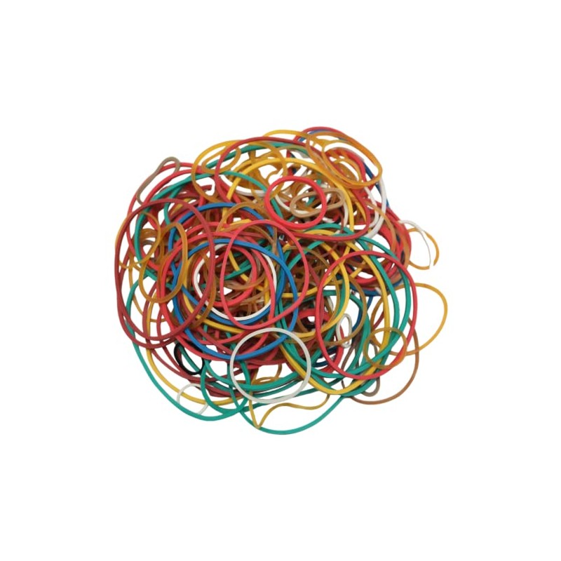 fiXte Rubber Bands Strong Stretchy Elastic Assorted Colours and Sizes